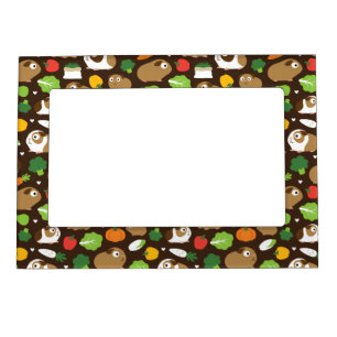 Guinea Pigs And Their Treats Magnetic Frame