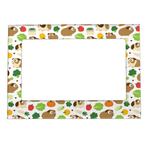 Guinea Pigs And Their Treats Magnetic Frame