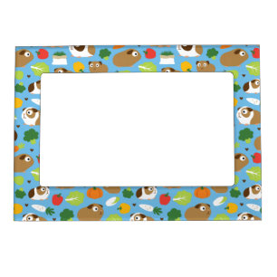 Guinea Pigs And Their Treats Magnetic Frame