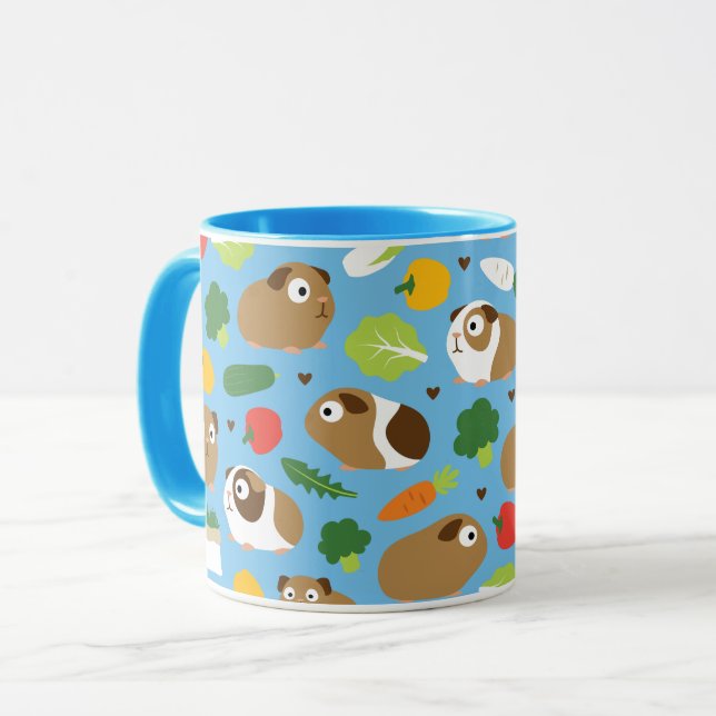 Guinea Pigs And Their Treats Mug (Front Left)
