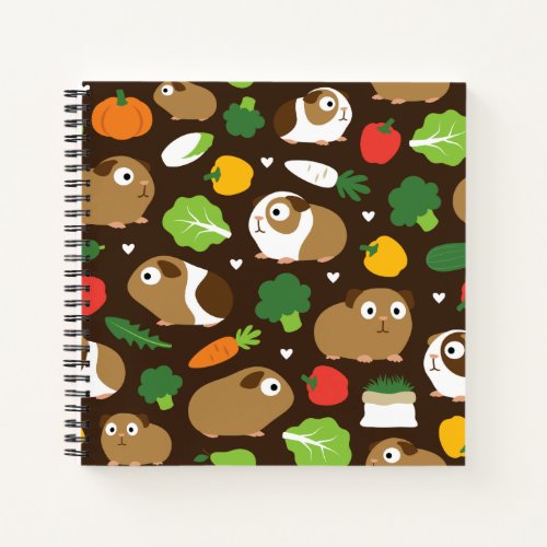 Guinea Pigs And Their Treats Notebook