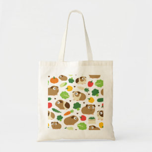 Guinea Pigs And Their Treats Tote Bag