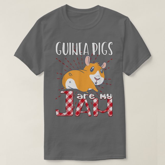 Guinea Pigs are my Jam 629 T-Shirt (Design Front)