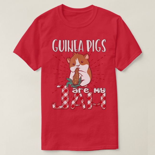 Guinea Pigs are my Jam 631 T-Shirt (Design Front)