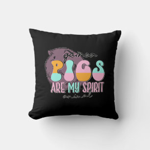 Guinea Pigs Are My Spirit Animal Throw Pillow