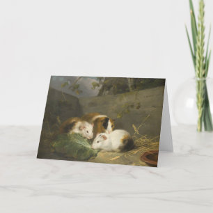Guinea Pigs (by George Morland) Card