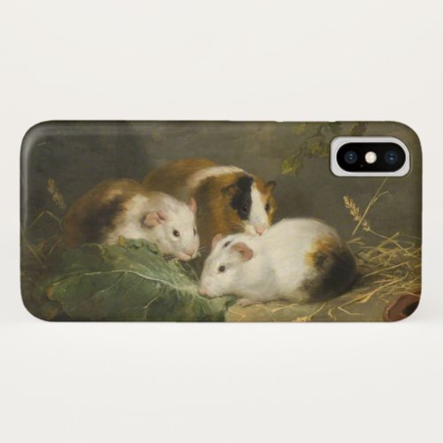 Guinea Pigs by George Morland iPhone X Case