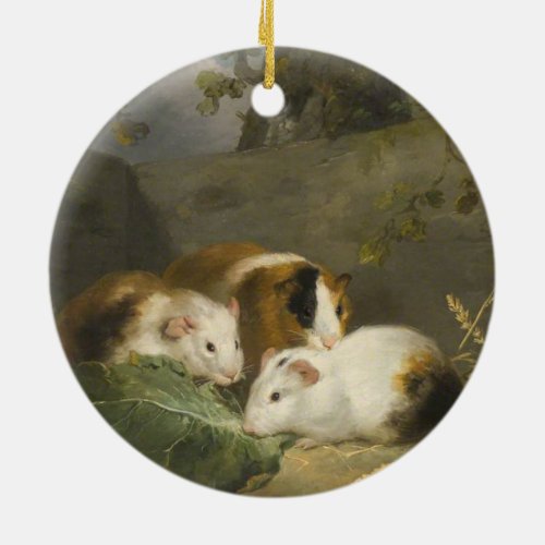 Guinea Pigs by George Morland Ceramic Ornament