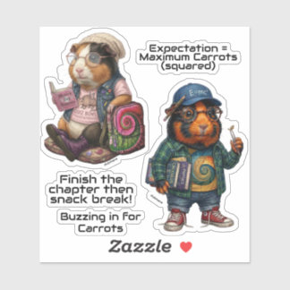 Guinea Pigs Do School, Quizbowl and Stem GP's Sticker