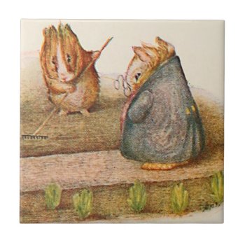 Guinea Pigs Gardening Part 2 Of 2 Tile by kidslife at Zazzle