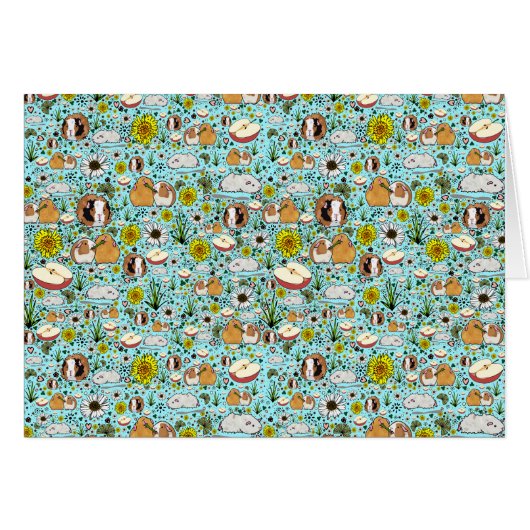 Guinea Pigs in Blue (Front Horizontal)