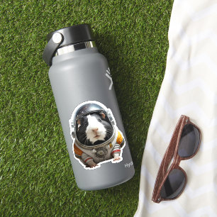 Guinea Pigs in Space! Astronaut Explorer Sticker