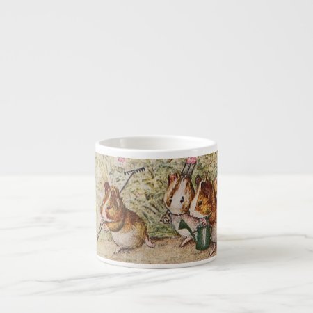 Guinea Pigs In The Garden Planting Seeds Espresso Cup