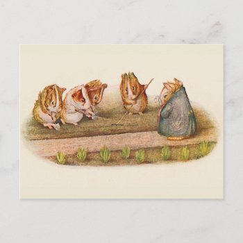 Guinea Pigs In The Garden Watercolor Recipe Card by kidslife at Zazzle