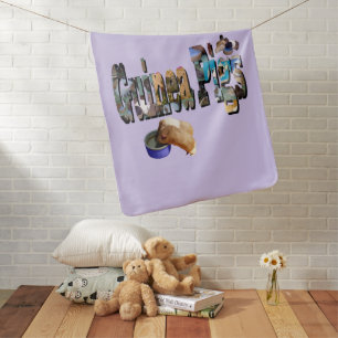 Guinea Pigs Is The Word, Baby Blanket