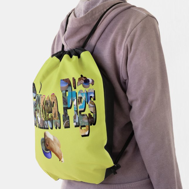 Guinea Pigs Is The Word, Drawstring Backpack (Insitu)
