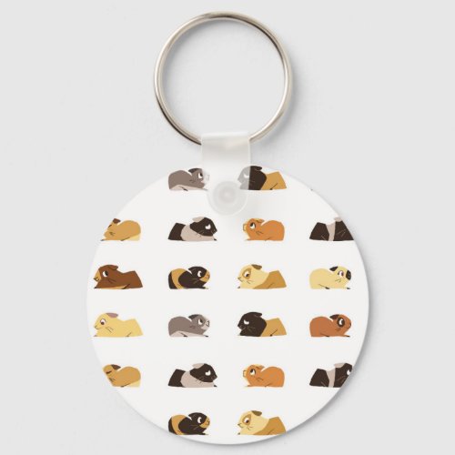 Guinea pigs keychain