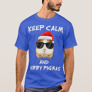 Guinea Pigs Merry Pigmas Christmas Cap Gift Idea T-Shirt