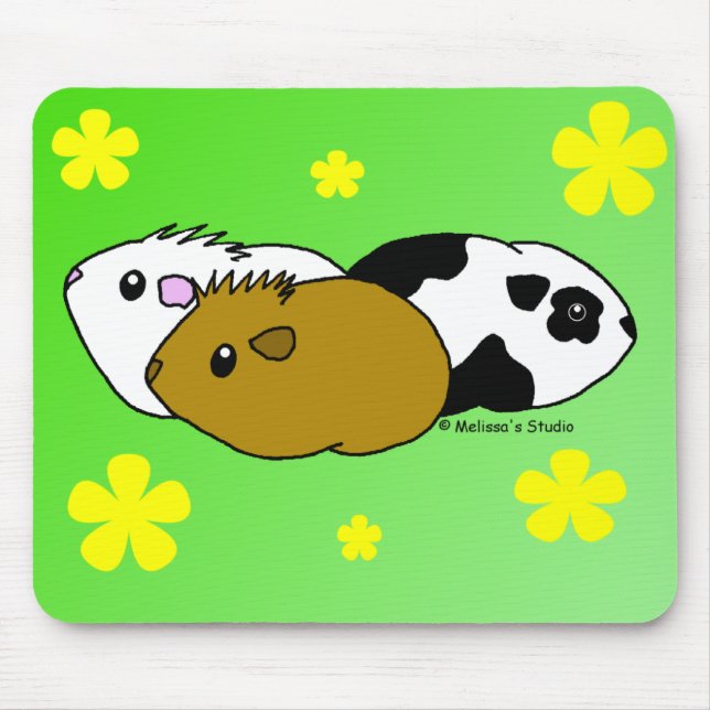 Guinea Pigs Mouse Pad (Front)