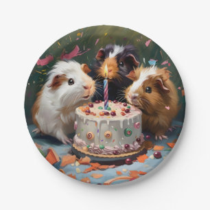 Guinea Pigs Party Paper Plates