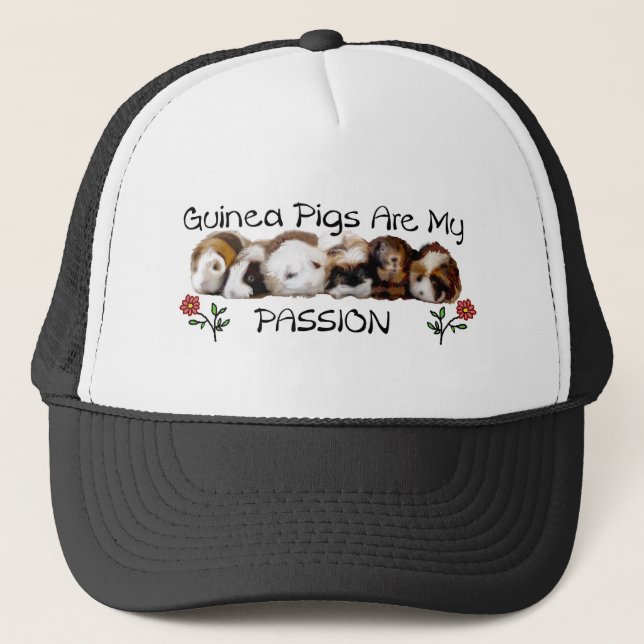 GUINEA PIGS PASSION.jpg Trucker Hat (Front)