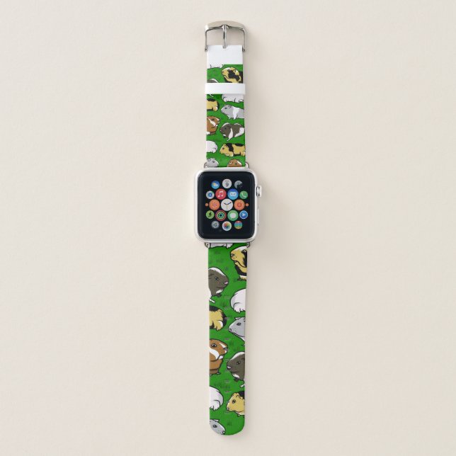 Guinea pigs pattern apple watch band (Front)