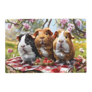Guinea Pigs Picnic Placemat