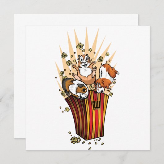 Guinea Pigs Popcorn (Front/Back)
