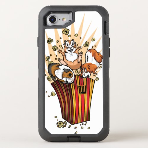 Guinea Pigs Popcorn OtterBox Defender iPhone SE87 Case