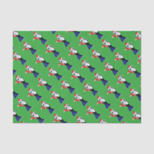 Guinea Santa Claus Tissue Paper