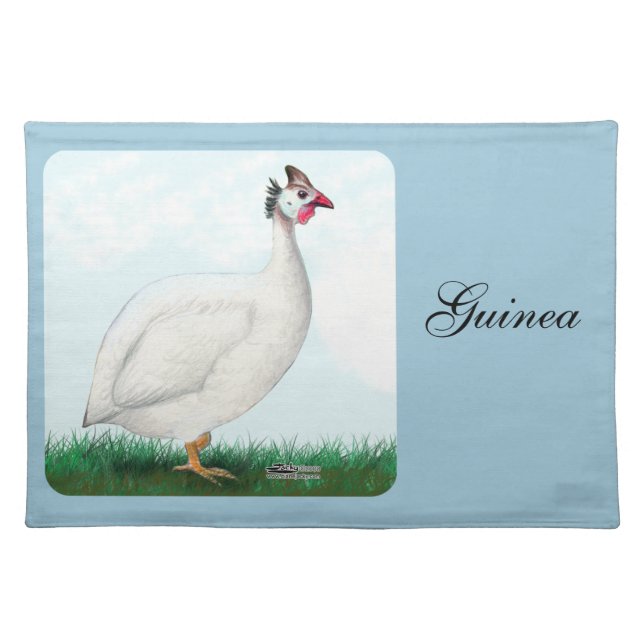 Guinea White Placemat (Front)