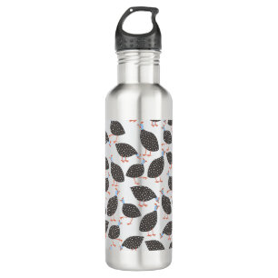 Guineafowl Fun Bird Pattern Stainless Steel Water Bottle