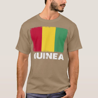 Guinean people Vintage Guinea Flag  T-Shirt
