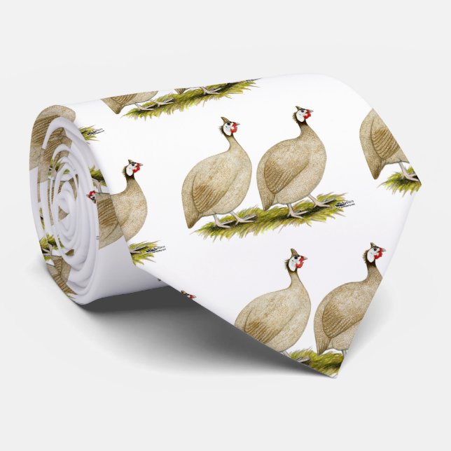 Guineas Buff Dundotte Fowl Neck Tie (Rolled)