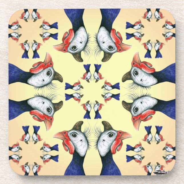 Guineas Everywhere! Beverage Coaster (Front)