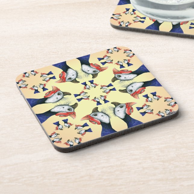 Guineas Everywhere! Beverage Coaster (Left Side)