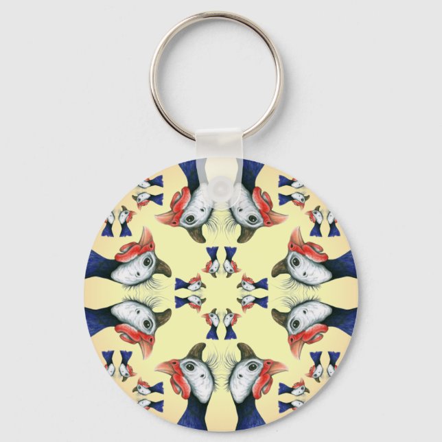 Guineas Everywhere! Keychain (Front)