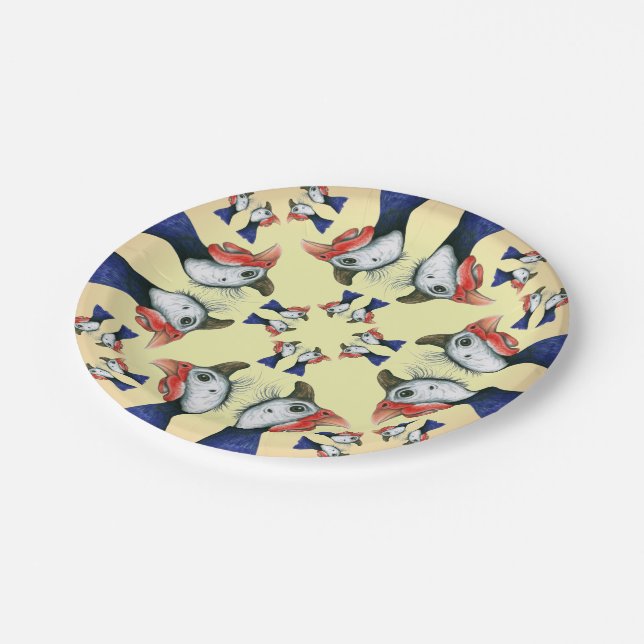 Guineas Everywhere! Paper Plates (Angled)