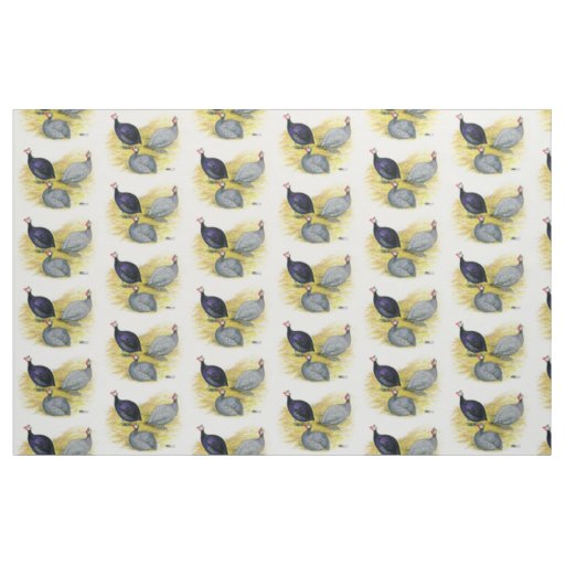 Guineas Purple, Coral Blue and Lavender Fabric