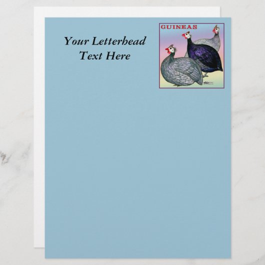 Guineas Three Fowl (Front/Back)