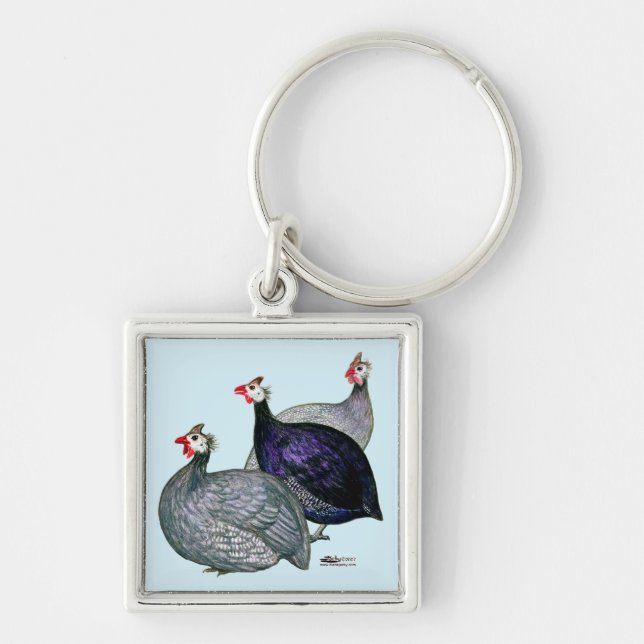 Guineas Three Keychain (Front)