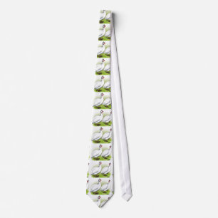 Guineas: White Neck Tie