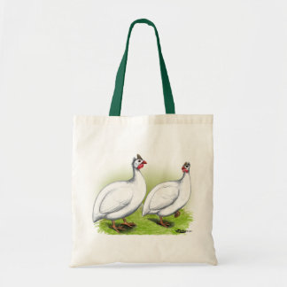 Guineas:  White Tote Bag
