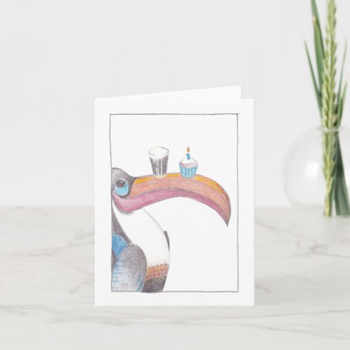 Guiness Toucan Birthday Card