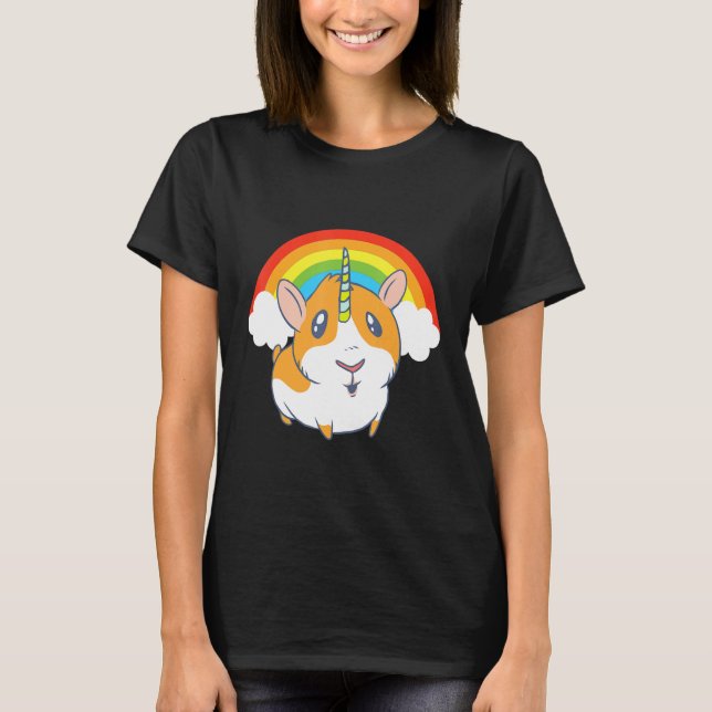 Guinicorn Unicorn Guinea Pigs Mom Animal  Rodent T-Shirt (Front)