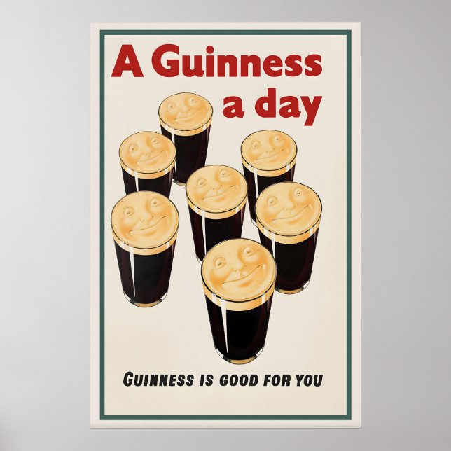 Guinness is Good for You Poster Print  John Gilroy (Front)