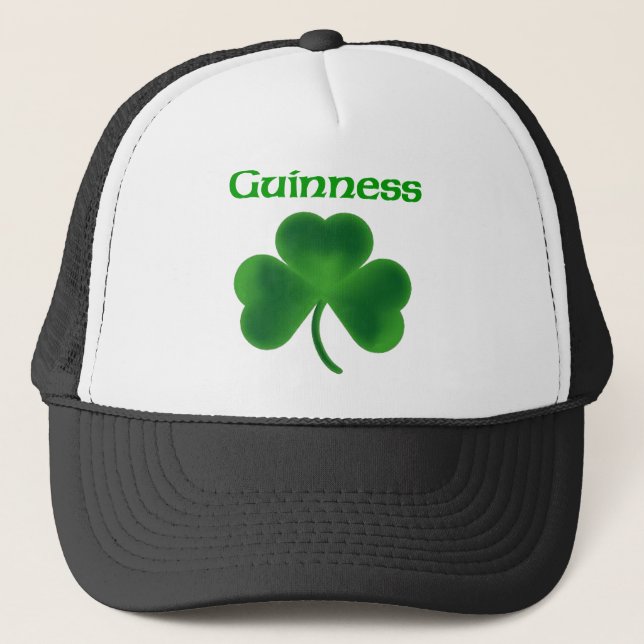 Guinness Shamrock Trucker Hat (Front)