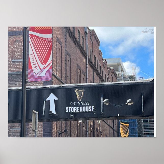 Guinness Storehouse Dublin Ireland Europe Poster (Front)