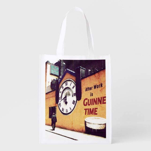 Guinness Time Grocery Bag (Front)
