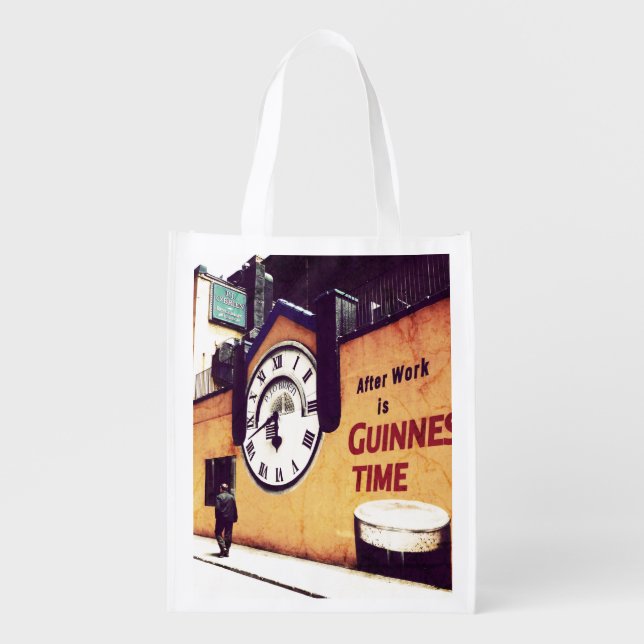 Guinness Time Grocery Bag (Front)